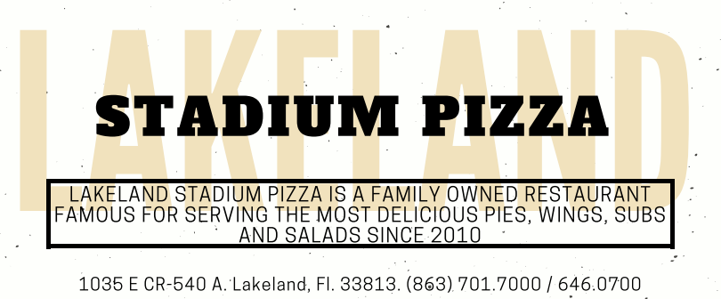 Lakeland Stadium Pizza & Italian Grill Logo